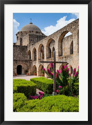 Framed Mission San Jose Architecture Print