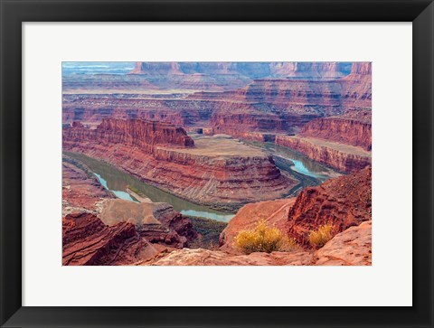 Framed Colorado River Gooseneck Formation, Utah Print