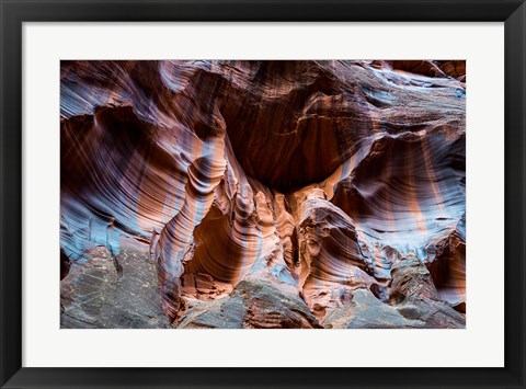 Framed Paria Canyon, Vermillion Cliffs Wilderness, Southern Utah Print