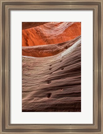 Framed Red Canyon, Moki Steps, Zion, Utah Print