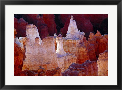 Framed Hoodoos At Sunrise Point, Bryce Canyon National Park, Utah Print