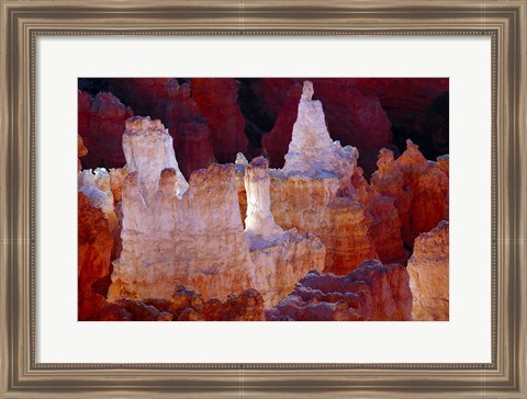 Framed Hoodoos At Sunrise Point, Bryce Canyon National Park, Utah Print