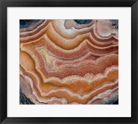 Framed Banded Mexican Agate Print