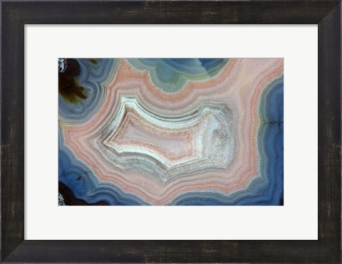 Framed Banded Agate XV Print