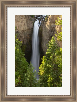 Framed Tower Falls, Yellowstone National Park, Wyoming Print