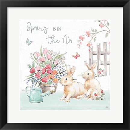 Framed Springtime VI Print