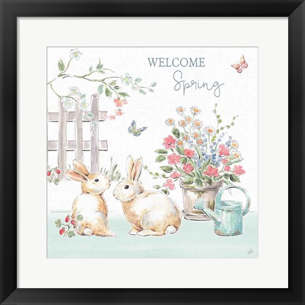 Framed Springtime V Print