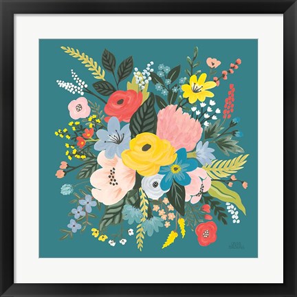 Framed Wild Garden VII Print