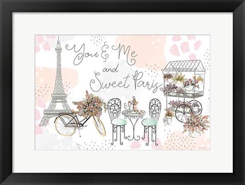 Framed Sweet Paris I Print