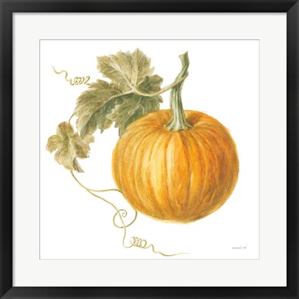 Framed Floursack Autumn VI on White Print