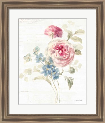 Framed Cottage Garden II Print