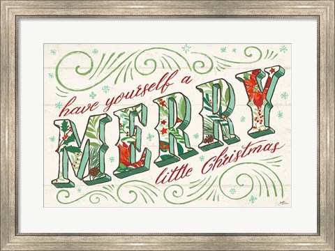 Framed Holiday Joy I Print