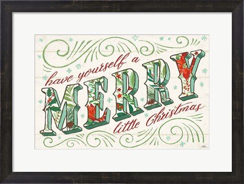 Framed Holiday Joy I Print
