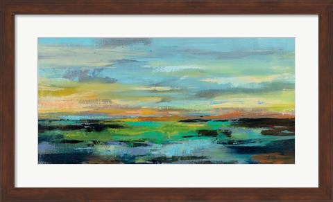 Framed Delmar Sunset I Print