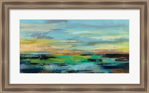 Framed Delmar Sunset I Print