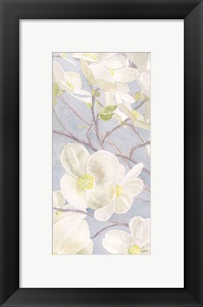 Framed Breezy Blossoms I Print