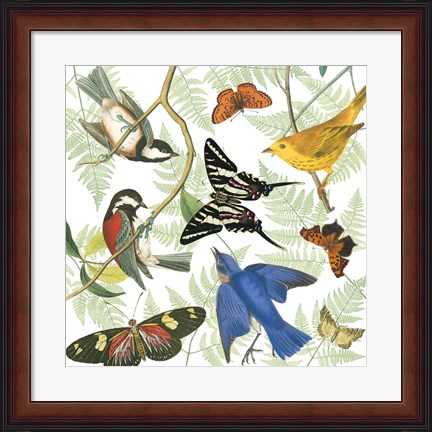 Framed Natures Flight II Print