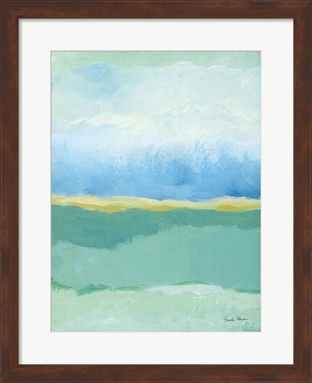 Framed Coastal Bliss I Print