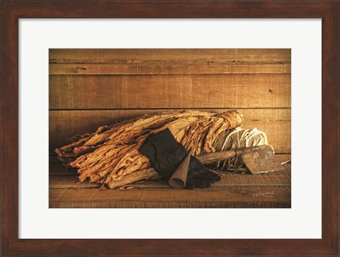 Framed Tobacco Print