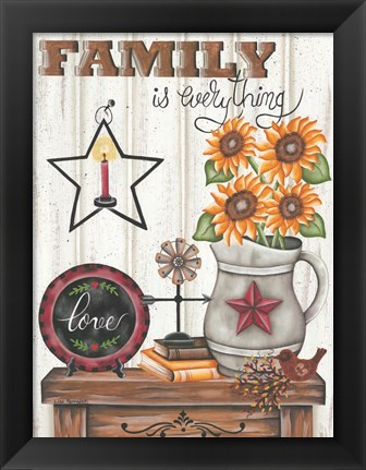 Framed Family is Everything Print