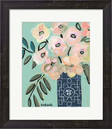Framed Flowers for Patricia Print