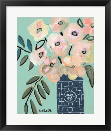 Framed Flowers for Patricia Print