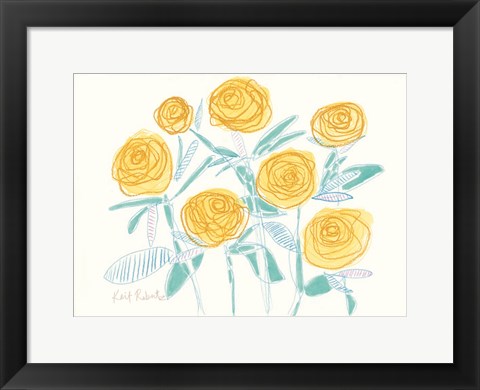 Framed Rose Lives Here Print