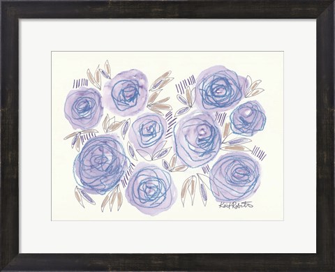 Framed Stay Off My Blue Suede Shoes Print