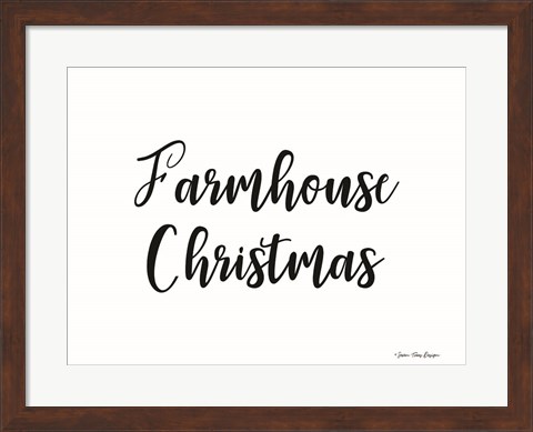 Framed Farmhouse Christmas Print