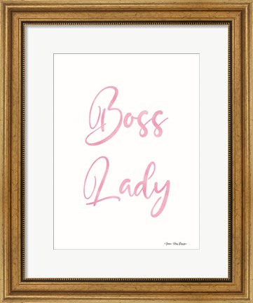 Framed Boss Lady Print
