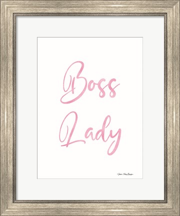 Framed Boss Lady Print