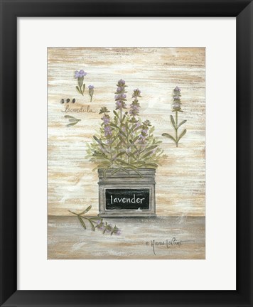 Framed Lavender Botanical Print