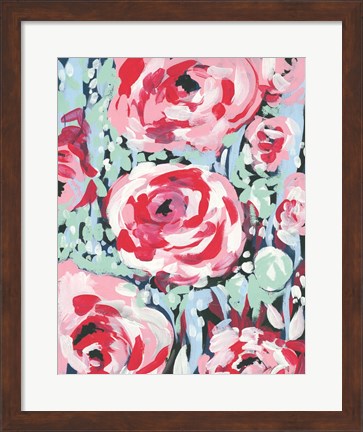 Framed Chorus of the Rose Print