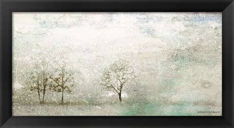 Framed Light Winter Landscape Print