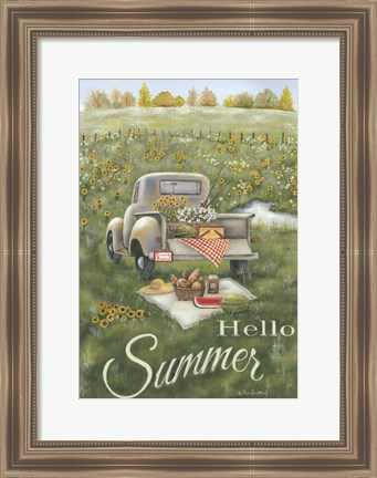 Framed Hello Summer Print