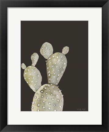 Framed Happy Cactus I Print