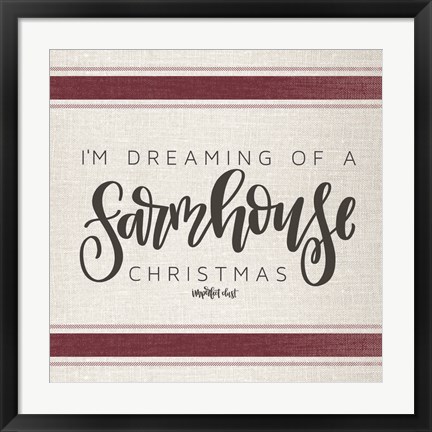 Framed Farmhouse Christmas Print