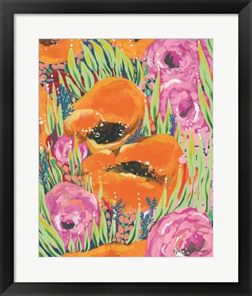 Framed Poppy Forest Print