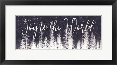 Framed Joy to the World Print