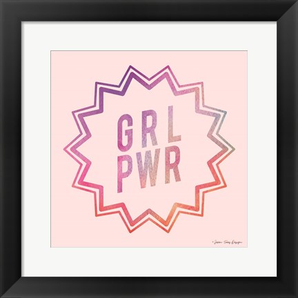 Framed Girl Power II Print