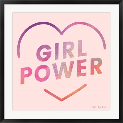 Framed Girl Power III Print