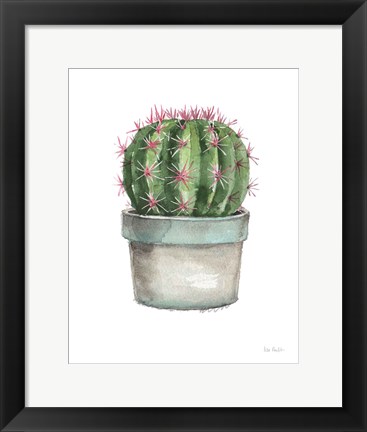 Framed Mixed Greens Succulent II Print