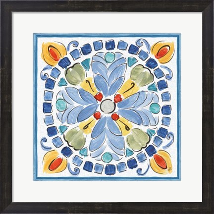 Framed Morning Bloom IX Print