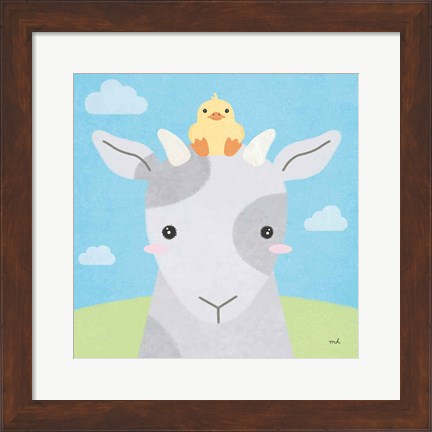 Framed Barn Buddies IV Print