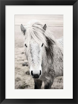 Framed Heida II BW Print