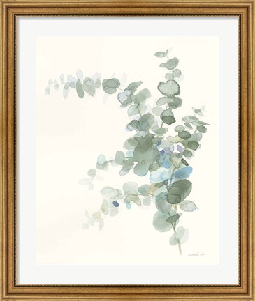 Framed Scented Sprig III Cool Print