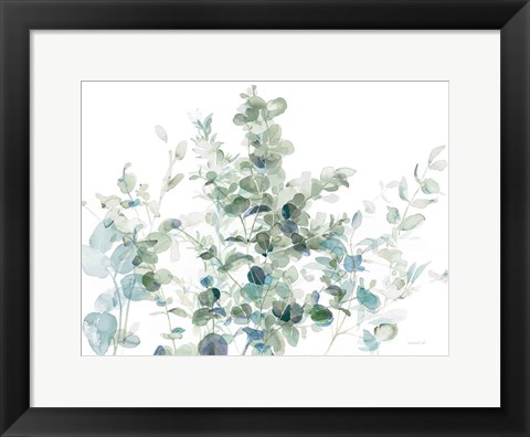 Framed Eucalyptus I Cool Print