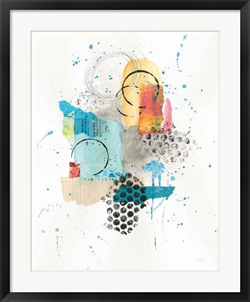 Framed Abstract Skyline II Print