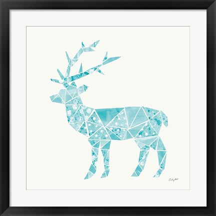 Framed Geometric Animal IV Print