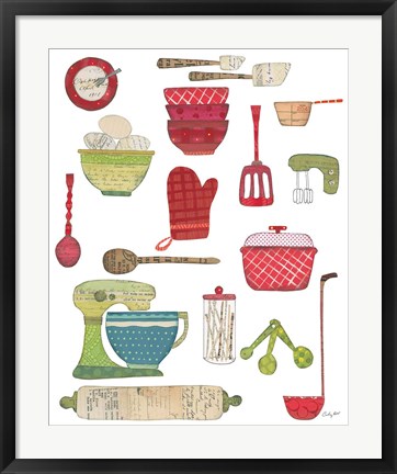 Framed Cool Kitchen III Print